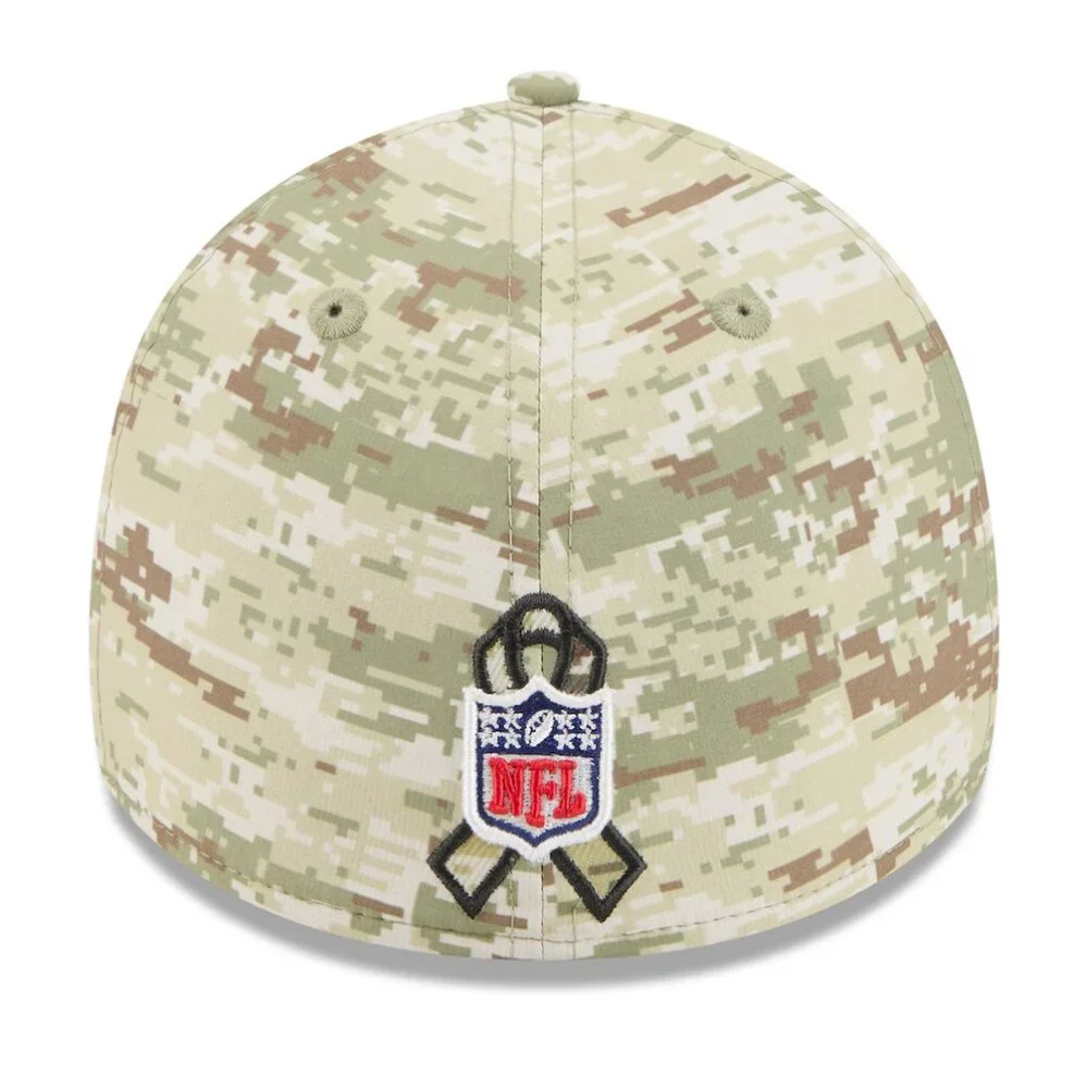 Men's Baltimore Ravens New Era Camo Salute to Service 39THIRTY Flex Hat M/L